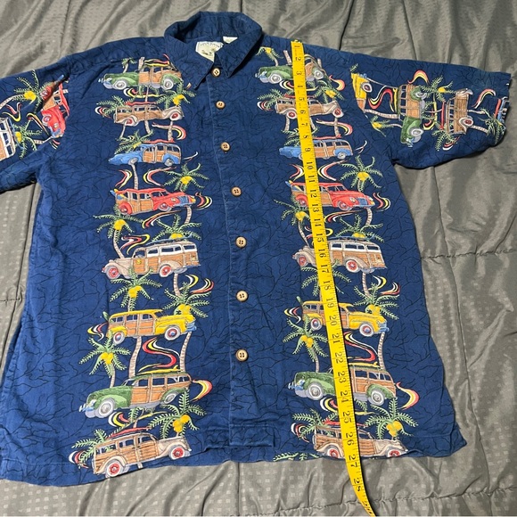 Colo wear American Hawaiian Classic button shirt cars roughly size large - Picture 5 of 7